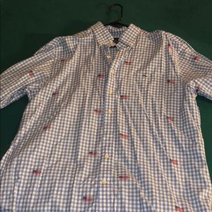 Vineyard vines American flag button down